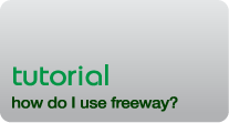 tutorial : how do i use freeway?